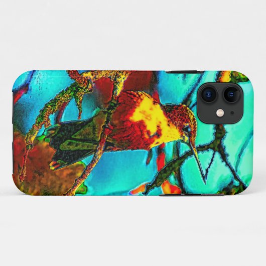 Voetvogel in de tuin Case-Mate iPhone case (Achterkant (horizontaal))