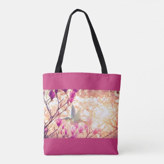 Voetvogel in de tuin tote bag (Achterkant)