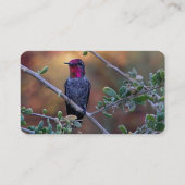 Voetvogel in de zon visitekaartje (Achterkant)