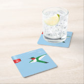 Voetvogel in het vliegend Onderzetter (Insitu)