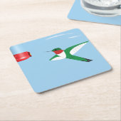 Voetvogel in het vliegend Onderzetter (Schuin)