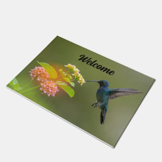 Voetvogel met deurmat (Schuin)