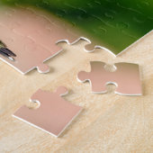 Voetvogel op een bloeiend plant legpuzzel (Zijkant)