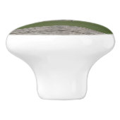 Voetvogel op keramische knoblen en kippen keramische knop (Zijkant)