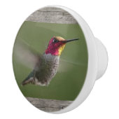 Voetvogel op keramische knoblen en kippen keramische knop (Rechts)