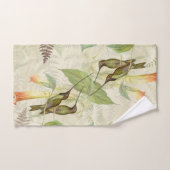 Voetvogel Vogels Ferns Flowers Bath Towel Set Bad Handdoek (Handdoek)