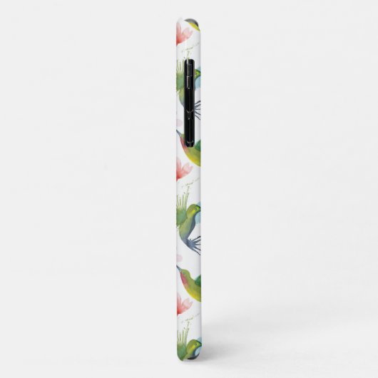 Voetvogels en bloemen Case-Mate iPhone case (Achterkant/links)