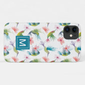 Voetvogels en bloemen Case-Mate iPhone case (Achterkant (horizontaal))