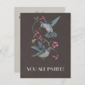 Voetvogels en wijnstokken kaart (Voorkant / Achterkant)