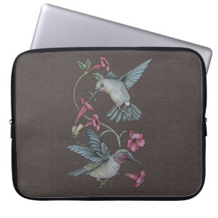 Voetvogels en wijnstokken laptop sleeve