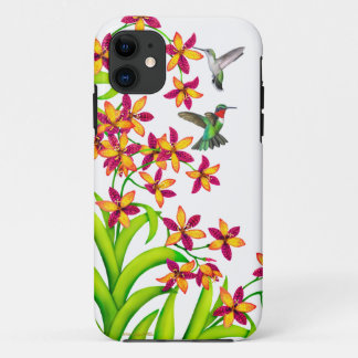 Voetvogels in Snoep Lily Flowers iPhone Case