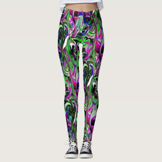 Voetvogels in vlucht.... leggings (Voorkant)