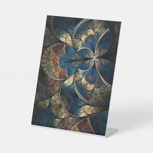 voetwortel reclamebord met voetstuk (Voorkant)