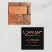 voetzool vierkante visitekaartje (Voorkant / Achterkant)