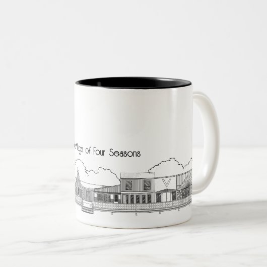 VOFS Boardwalk Sketch Mok (Voorkant rechts)