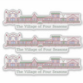 VOFS Boardwalk-Sticker Sticker (Voorkant)