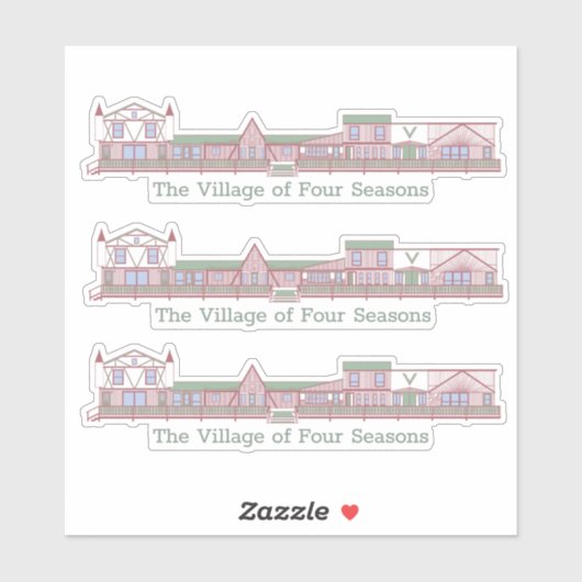 VOFS Boardwalk-Sticker Sticker (Vel)