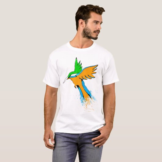vogel1 t-shirt (Voorkant volledig)