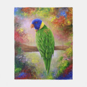 vogel 76 meerlagige vogel fleece deken (Voorkant)