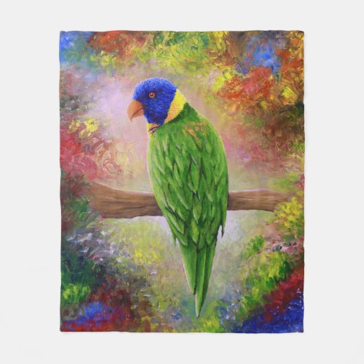 vogel 76 meerlagige vogel fleece deken (Voorkant)