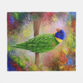 vogel 76 meerlagige vogel fleece deken (Voorkant (Horizontaal))