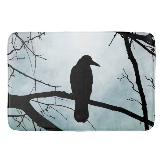 vogel 77 Crow Raven Badmat (Voorkant)