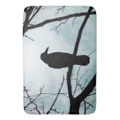 vogel 77 Crow Raven Badmat (Voorkant Verticaal)