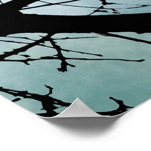 vogel 77 Crow Raven Poster (Hoek)