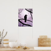 vogel 78 Crow Raven Poster (Keuken)