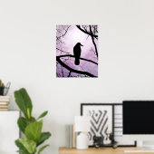 vogel 78 Crow Raven Poster (Thuiskantoor)