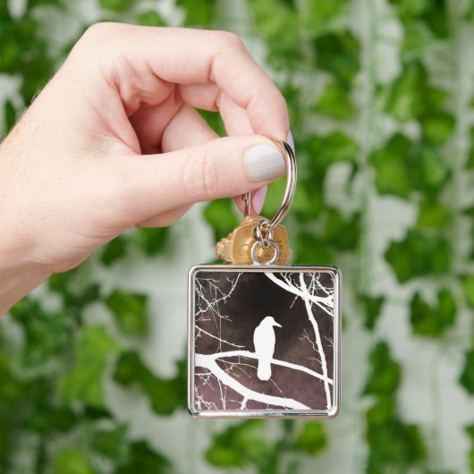 vogel 79 Crow Raven Sleutelhanger (Hand)