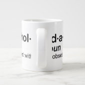 vogel a hol - birdaholic grote koffiekop (Achterkant)