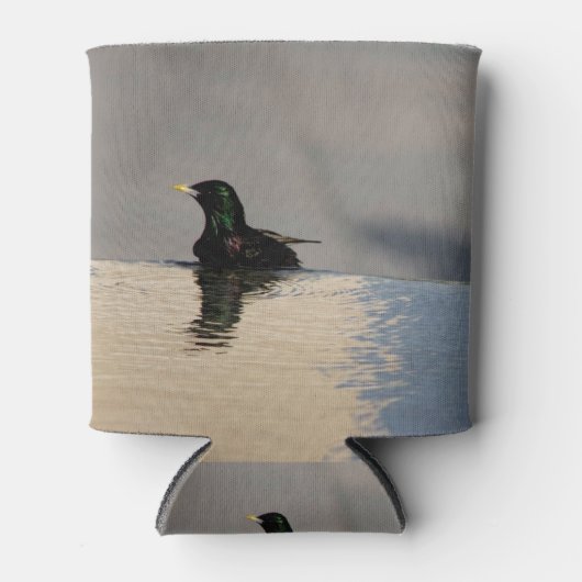 Vogel aan de rand van de wateren blikjeskoeler (Voorkant)