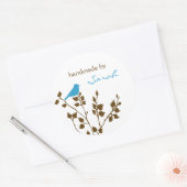 Vogel aangepaste naam Stickers (Envelop)