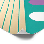 Vogel Abstracte Kunst Poster (Hoek)