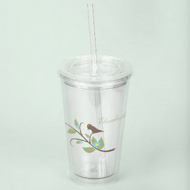 Vogel Acryl Drinkbeker