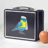 Vogel als bruid met bloemenkrans (In situ)