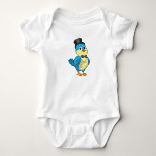 Vogel als Bruidegom met Lint Romper
