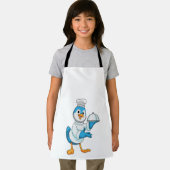 Vogel als Cook met Platter Schort (Insitu)