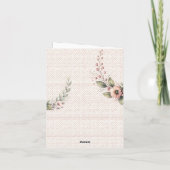 Vogel Aquarel Vouw Dankkaart Bedankkaart (Achterkant)