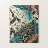 Vogel Art 7 Easy Brain Art Puzzel Foto Puzzels Int (Verticaal)