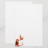 Vogel Art Tawny Bruine Uilen Briefpapier (Voorkant / Achterkant)