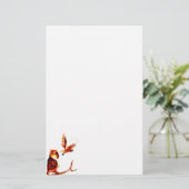 Vogel Art Tawny Bruine Uilen Briefpapier (Staand voorkant)