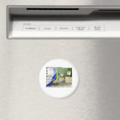 Vogel Badkamer Accessoires Grappige Cadeaus & T-sh Magneet (Insitu (Vaatwasser))