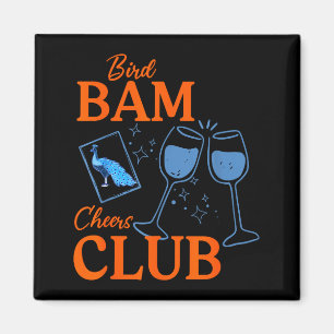 Vogel bam cheer club pauw mahjong chinese mah magneet