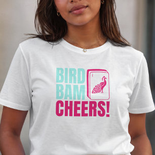 Vogel Bam Cheers Mahjong Feestje T-shirt