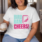 Vogel Bam Cheers Mahjong Feestje T-shirt