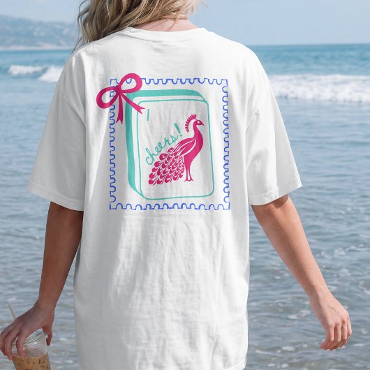 Vogel Bam Juicht Mahj Feest T-shirt