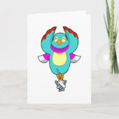 Vogel bij schaatsen met schaatsen.PNG Kaart (Voorkant)