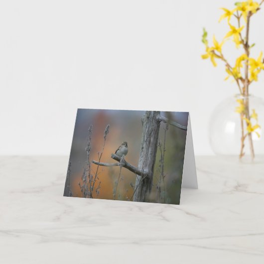 vogel bij wegrestaurant kaart (Gele Bloem)